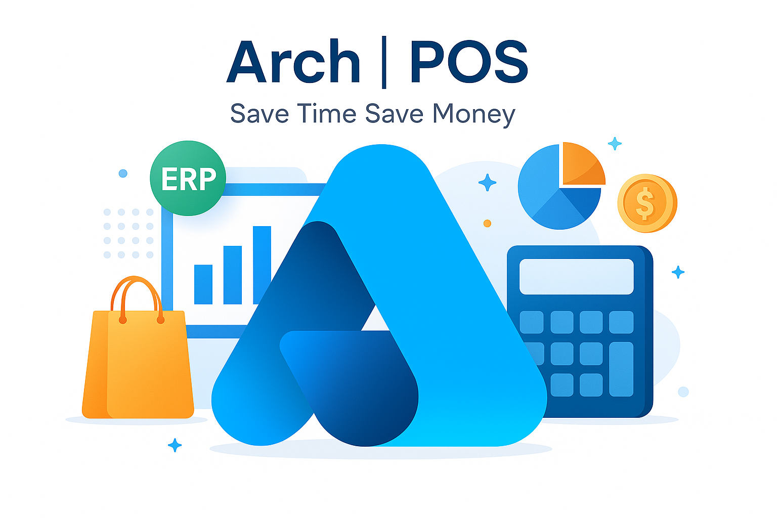 ERP dashboard illustration